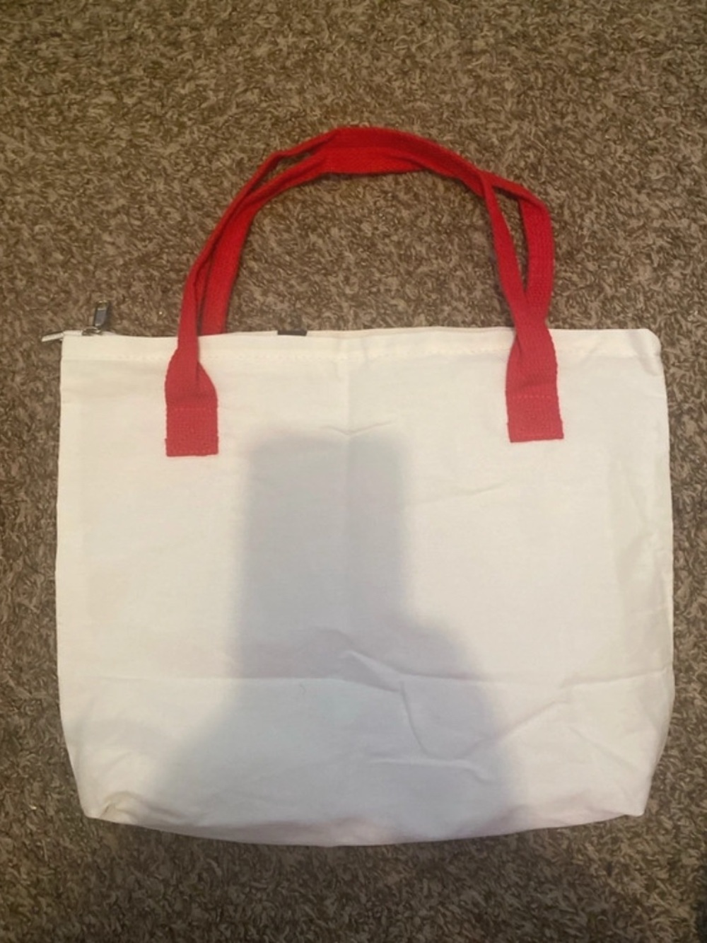 Disney Multicharacter Canvas Tote Bag with Red Handles - Picture 2 of 3